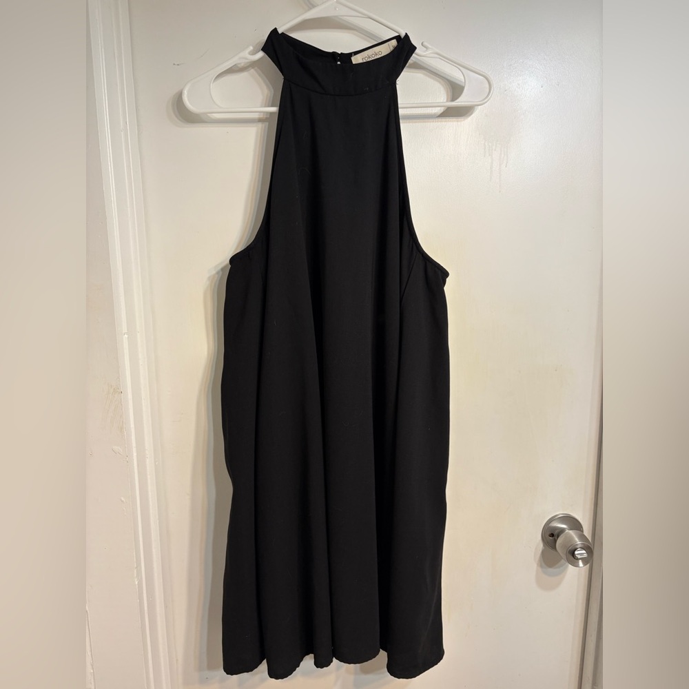 Chic Black Mini Shift Dress